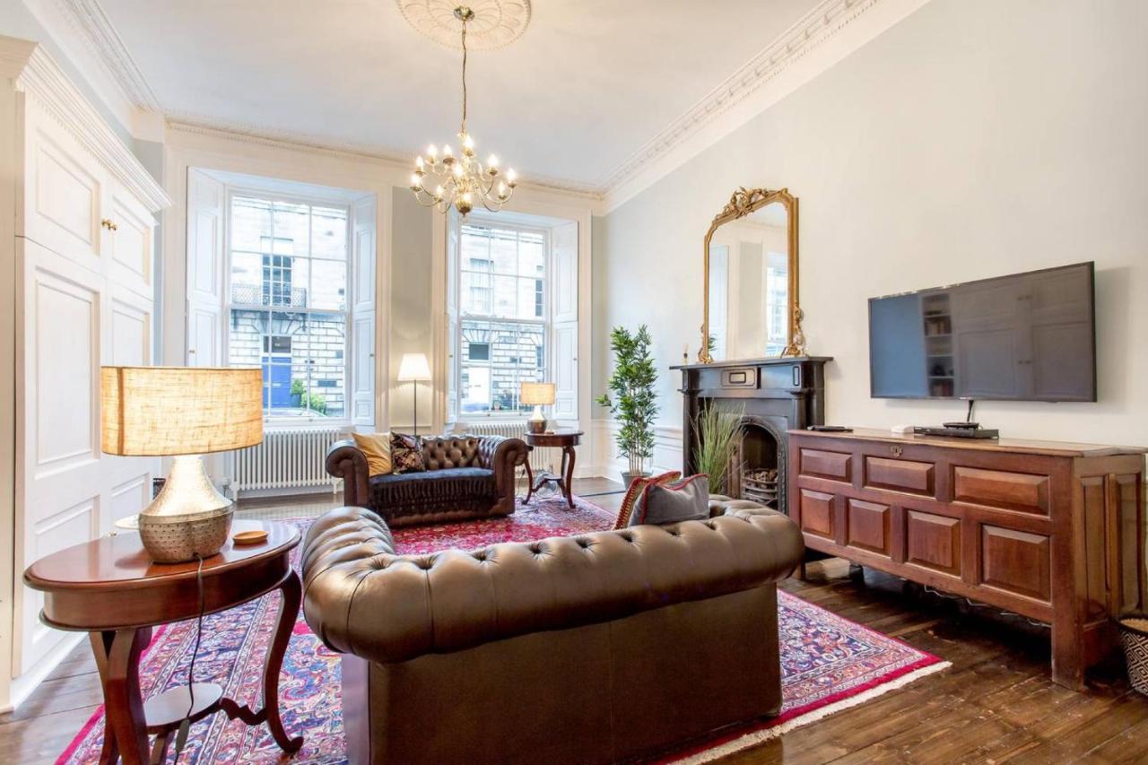 Joivy Converted Flat In Historic Building In New Town Edinburgh Bagian luar foto
